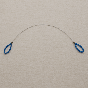 麻布上的切土線