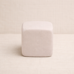 麻布上的白陶土